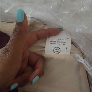 Purple long prom dress